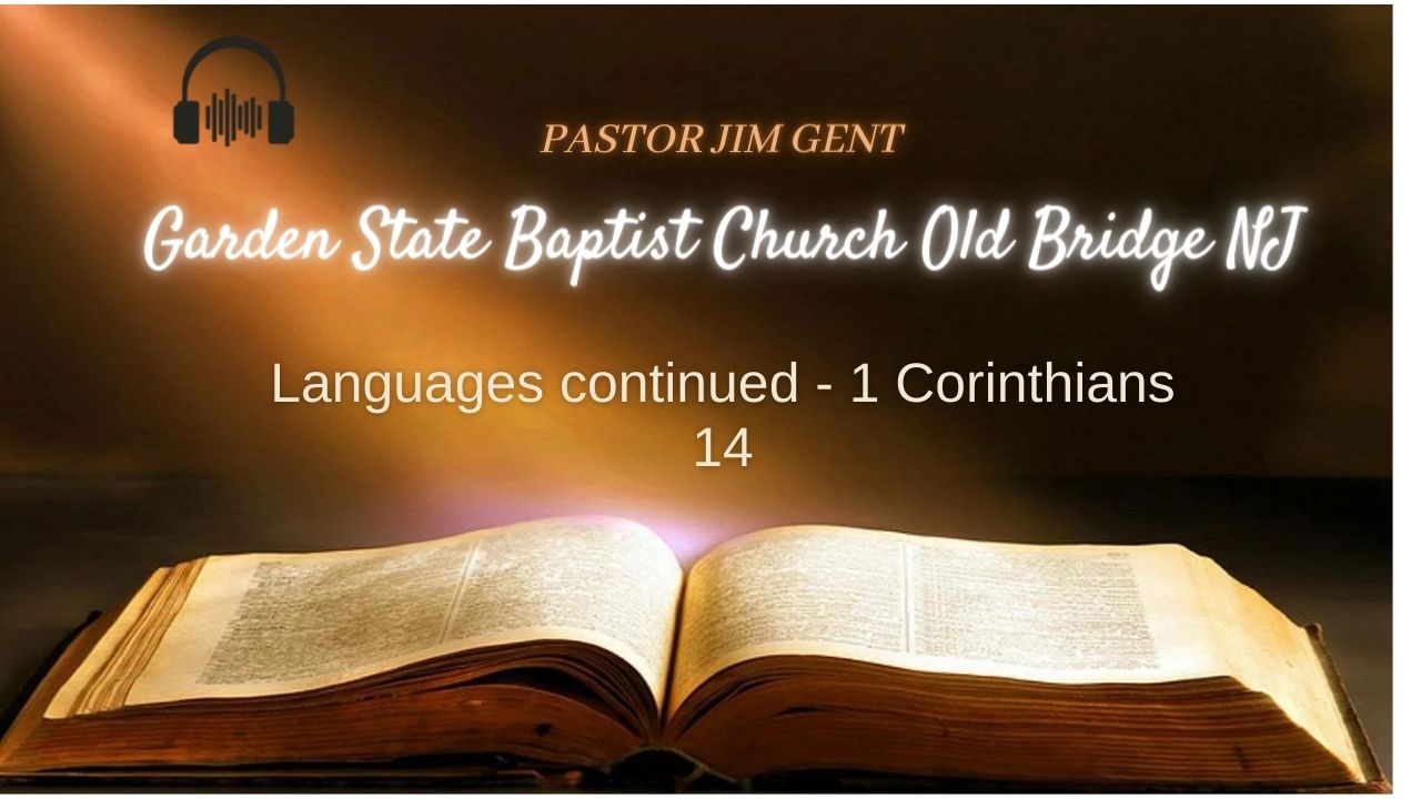 Languages continued - 1 Corinthians 14
